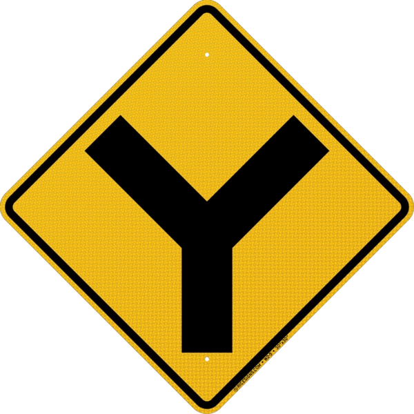 Y Intersection Sign