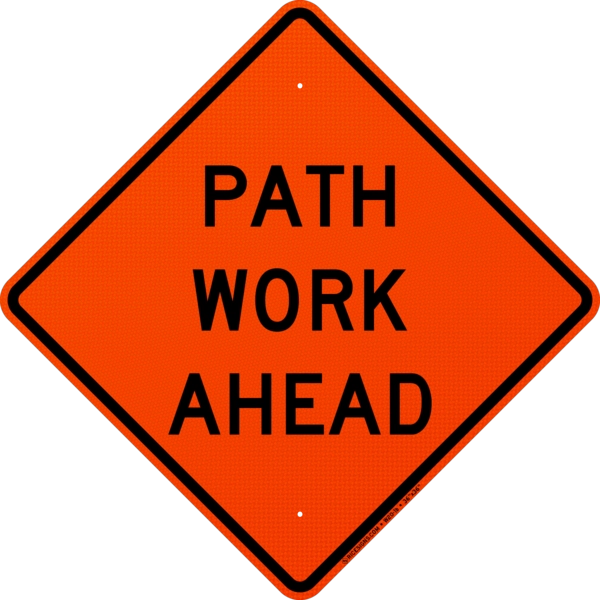Construction Ahead Sign