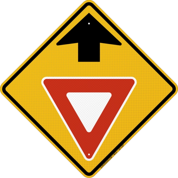 Yield Ahead Symbol Sign