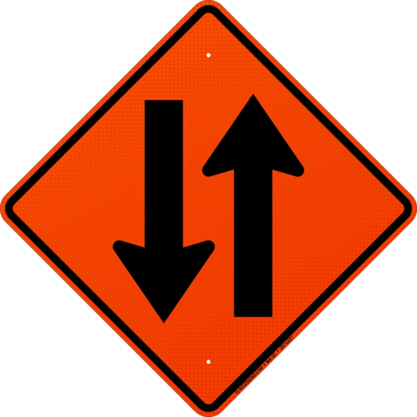 Two Way Traffic Sign