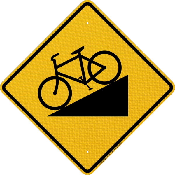Bicycle Hill Sign