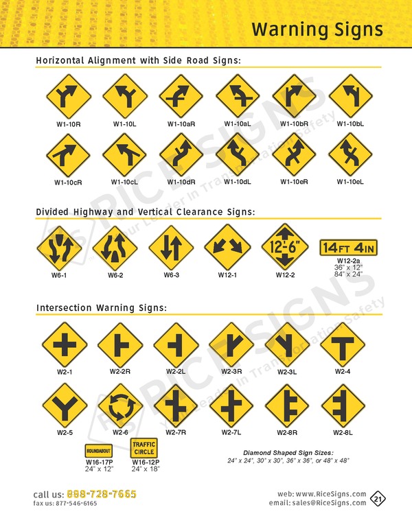 Rice Signs Catalog Page 21