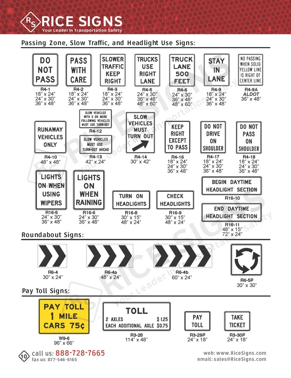Rice Signs Catalog Page 10