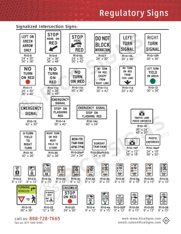 Rice Signs Catalog Page 11