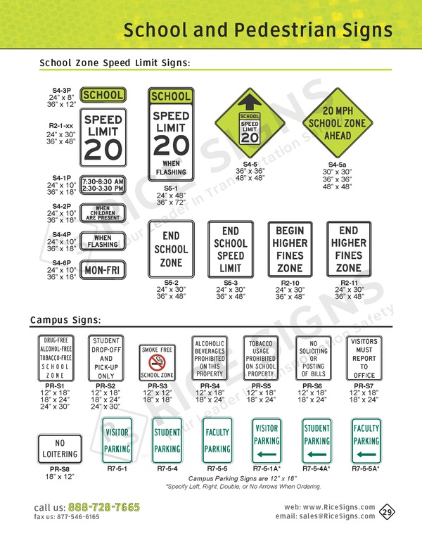 Rice Signs Catalog Page 29
