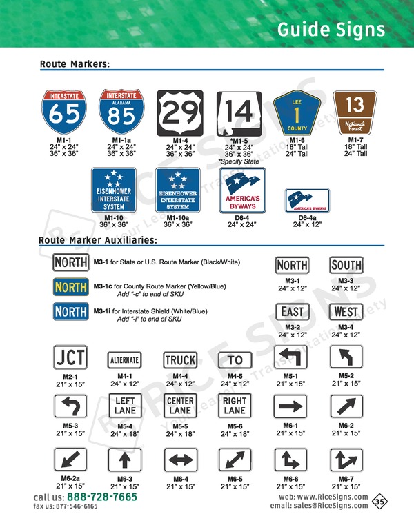 Rice Signs Catalog Page 35