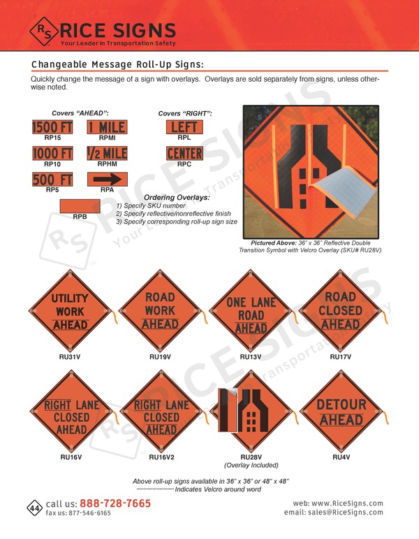 Rice Signs Catalog Page 44
