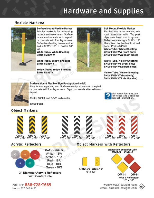 Rice Signs Catalog Page 61