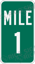 easily create single digit MUTCD mile markers