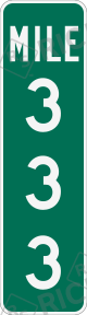 easily create three digit MUTCD mile markers