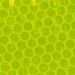 This is a close image of the following reflective material:  Fluorescent Yellow Green Full Cube Prismatic 