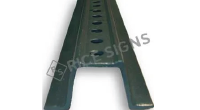 Heavy Duty green sign post in 8, 10 and 12 foot lengths
