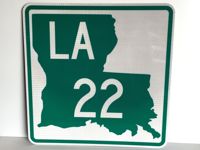 Louisiana State Route 22 Signs