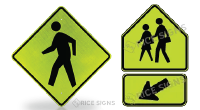 Pedestrain Crossing Signs