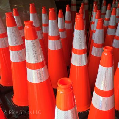 Stack of cones.