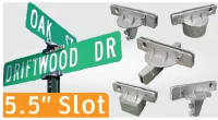 Sign hardware to install street signs