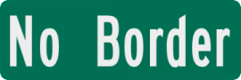 Sign with No Border