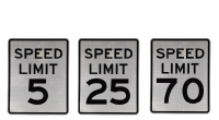 Speed Limit Signs