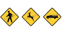 Animal Traffic Signs and Symbols