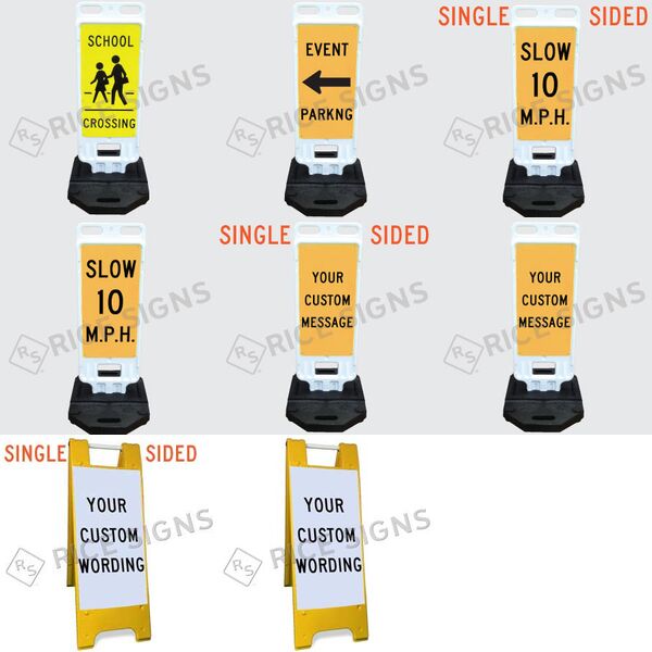MUTCD Portable Campus Signs