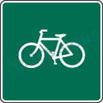 Bikes Permitted Signs