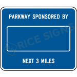 Parkway Sponsored By Sign
