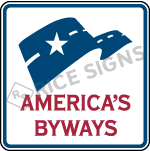 National Scenic Byways Sign