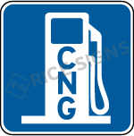 Alternative Fuel - Compressed Natural Gas Signs