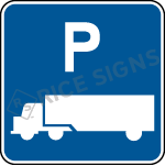 Truck Parking Sign