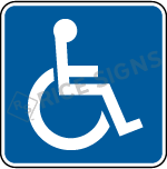A picture and link to Handicap Symbol Signs