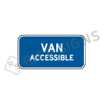 Van Accessible Signs