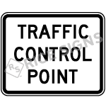 Traffic Control Point Sign