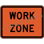 Work Zone Placard