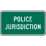 Police Jurisdiction Sign