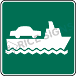 Vehicle Ferry Terminal Signs