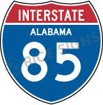 Interstate Route Marker - 3 Digit Sign