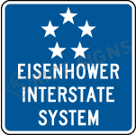 Eisenhower Interstate System Sign