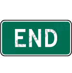 End Auxiliary Signs