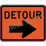 Detour Right Arrow