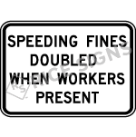 Speeding Fines Doubled When Workers Are Present