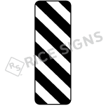 Left Stripe Black Object Marker