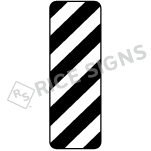 Right Stripe Black Object Marker