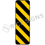 Left Stripe Yellow Object Marker