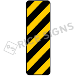 Right Stripe Yellow Object Marker