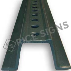 2# Per Foot Green Steel U-Channel Sign Posts