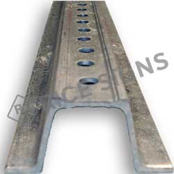 2# Per Foot Galvanized Steel U-Channel Sign Posts