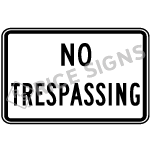 No Trespassing