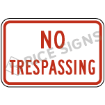 No Trespassing