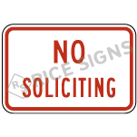 No Soliciting