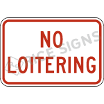 No Loitering